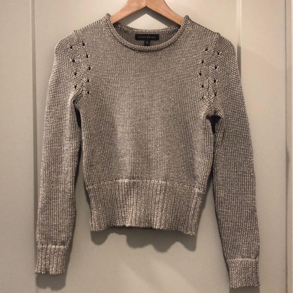 Banana Republic Metallic Sweater